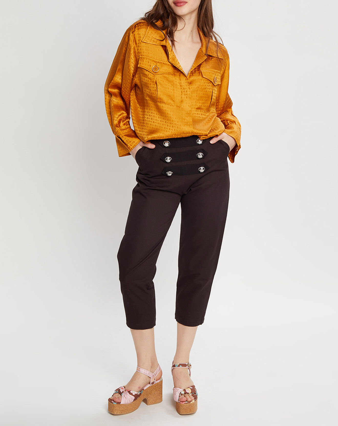 Manoush Pantalon Army noir