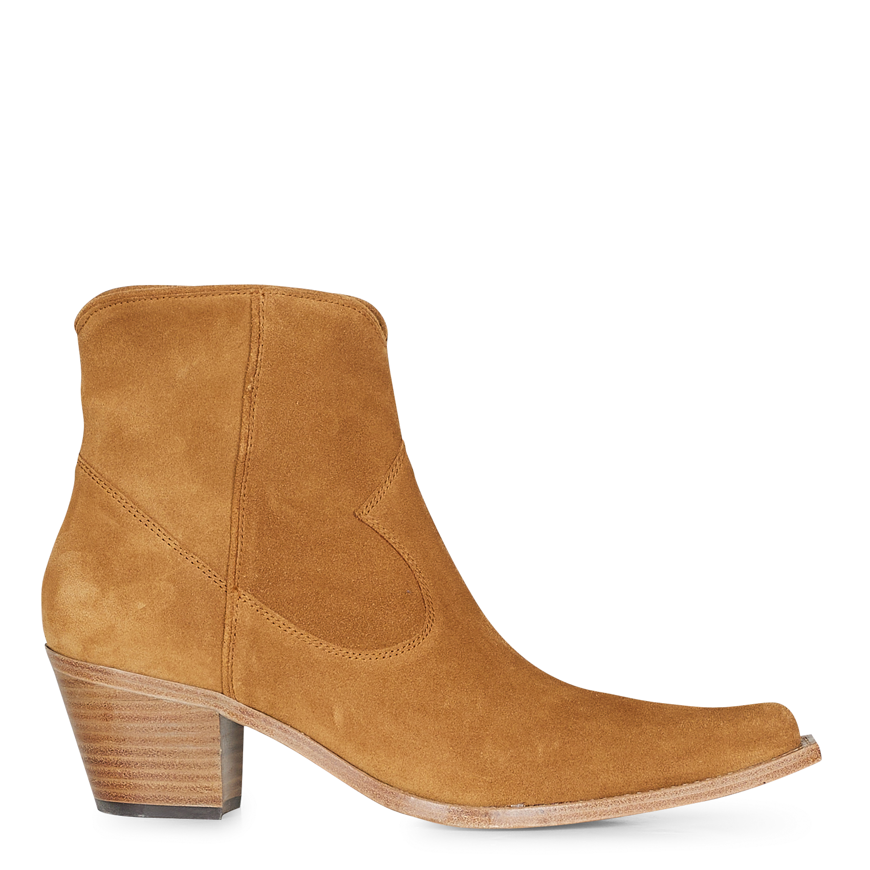 SADIE 50 - Bottines western en cuir| Beige