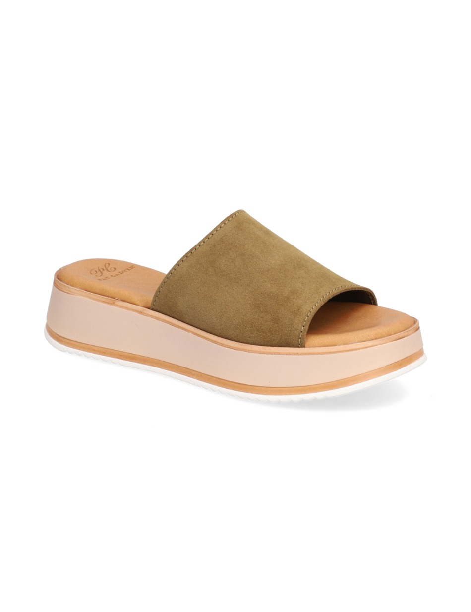 Veloursleder Pantoffel