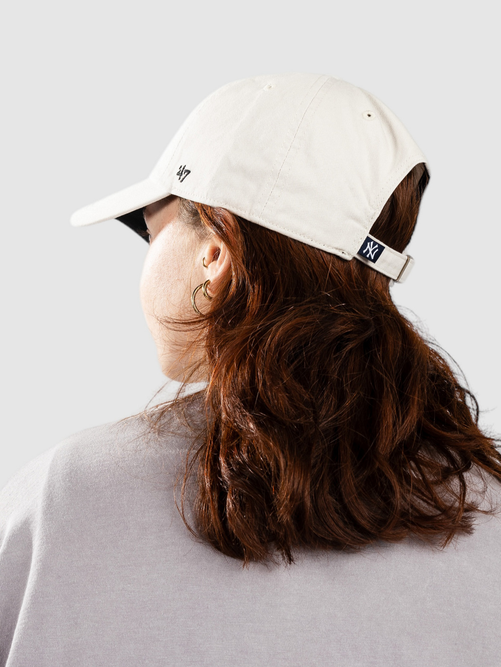 47Brand MLB NY Yankees Icon Alt '47 Clean Up Cap bone
