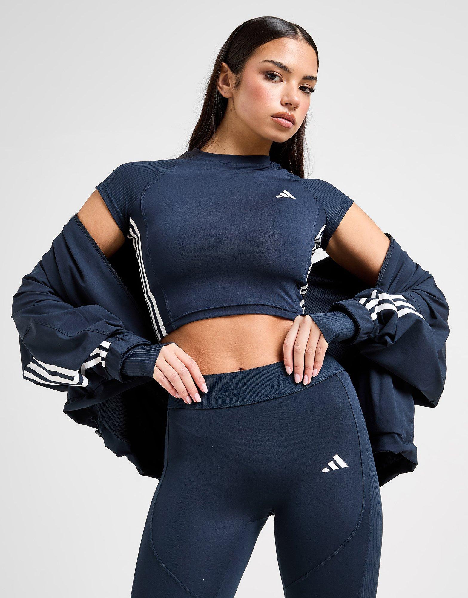 adidas T-shirt côtelé Hyperglam