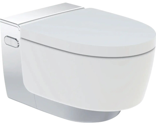 GEBERIT Aquaclean Mera Comfort douche-wc compleet systeem, wit/chroom, 146.210.21.1