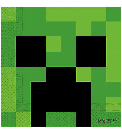 Decorata Party Servietten - 20er-Pack - 33 x 33 cm - Minecraft