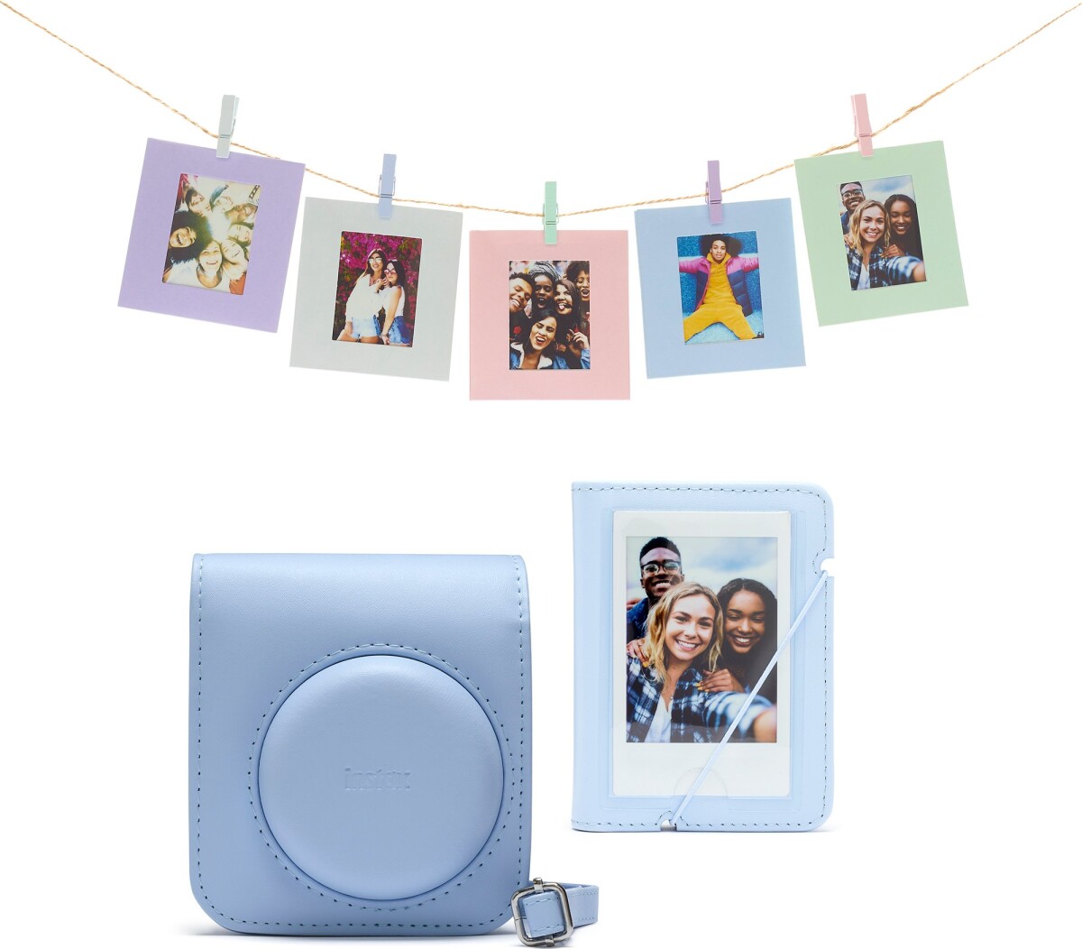 Fujifilm - Instax Mini 12 Instant Kamera - Lyseblå