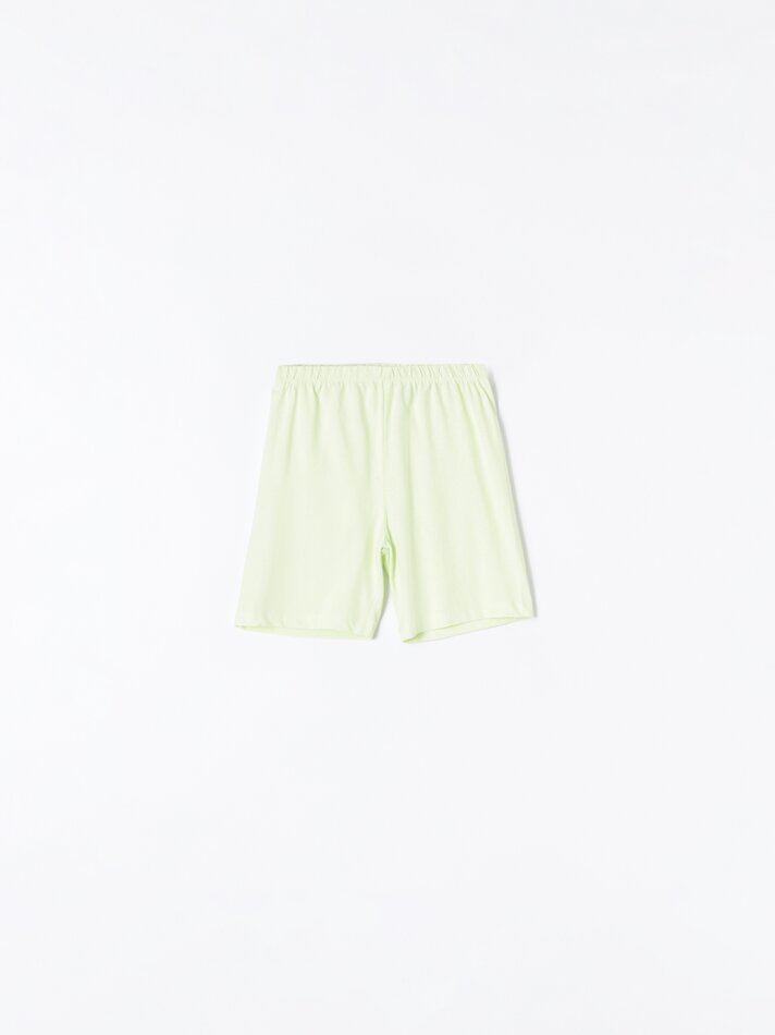 Conjunto com 2 pijamas estampados - Verde