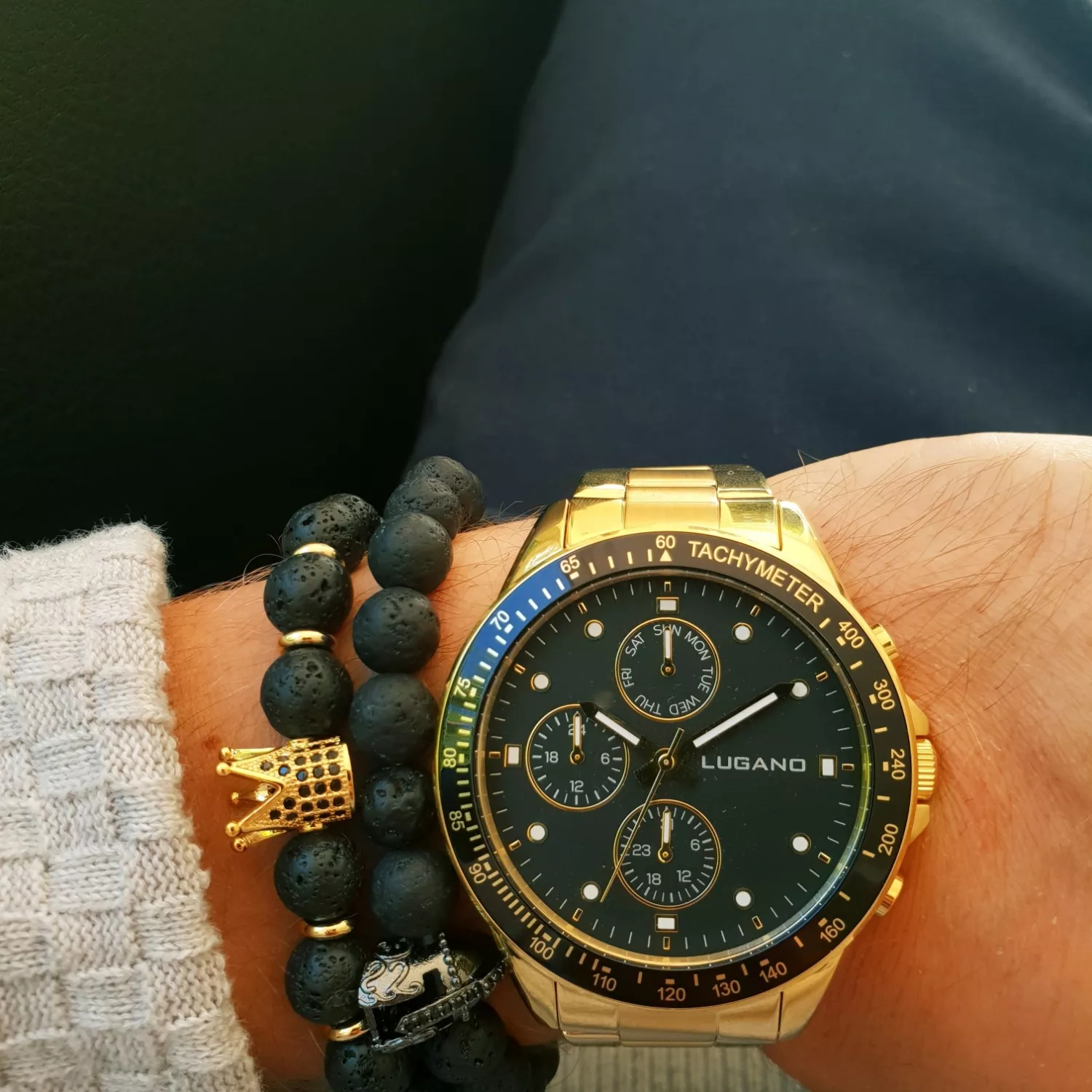 Auxere Knight Armbånd Sten KXD0149