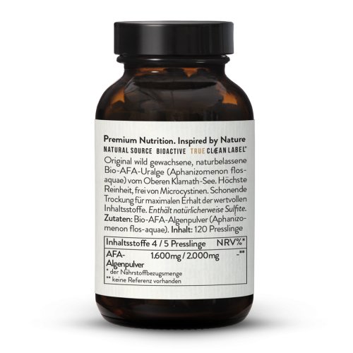 Sunday Natural Products  BioAFAAlge Klamath400mgPresslinge