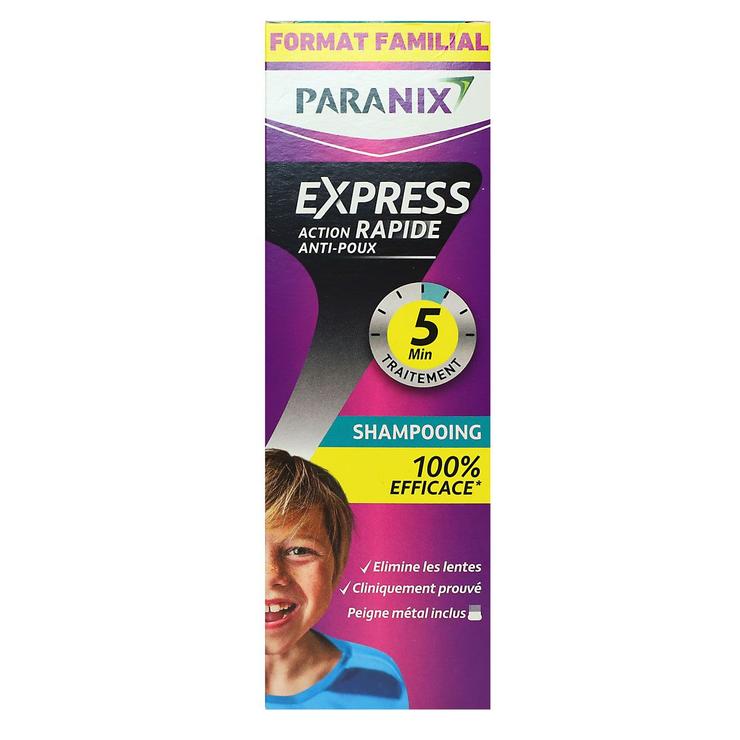 Shampooing Express anti-poux 5 mn 300ml + peigne