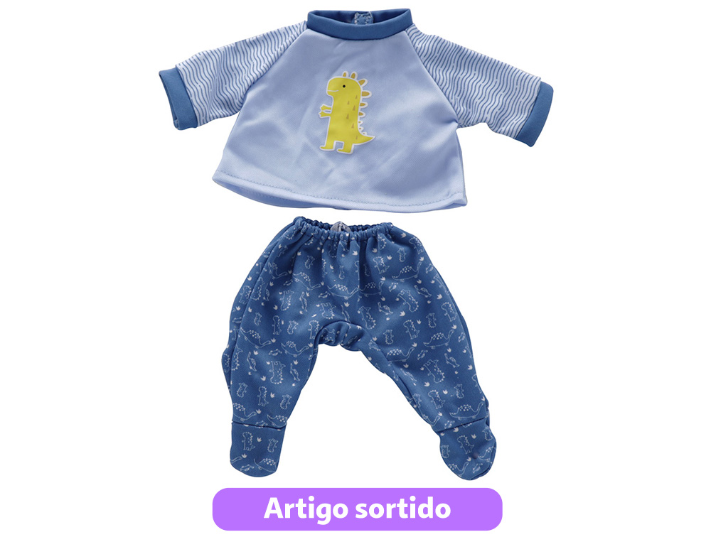 O OUTFIT DO BEBÉ ONE TWO FUN 30-35CM MODELOS SORTIDOS