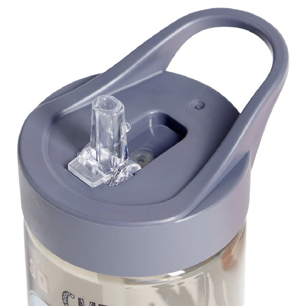 Gourde de camping pieuvre pour enfant plastique gris 43cl