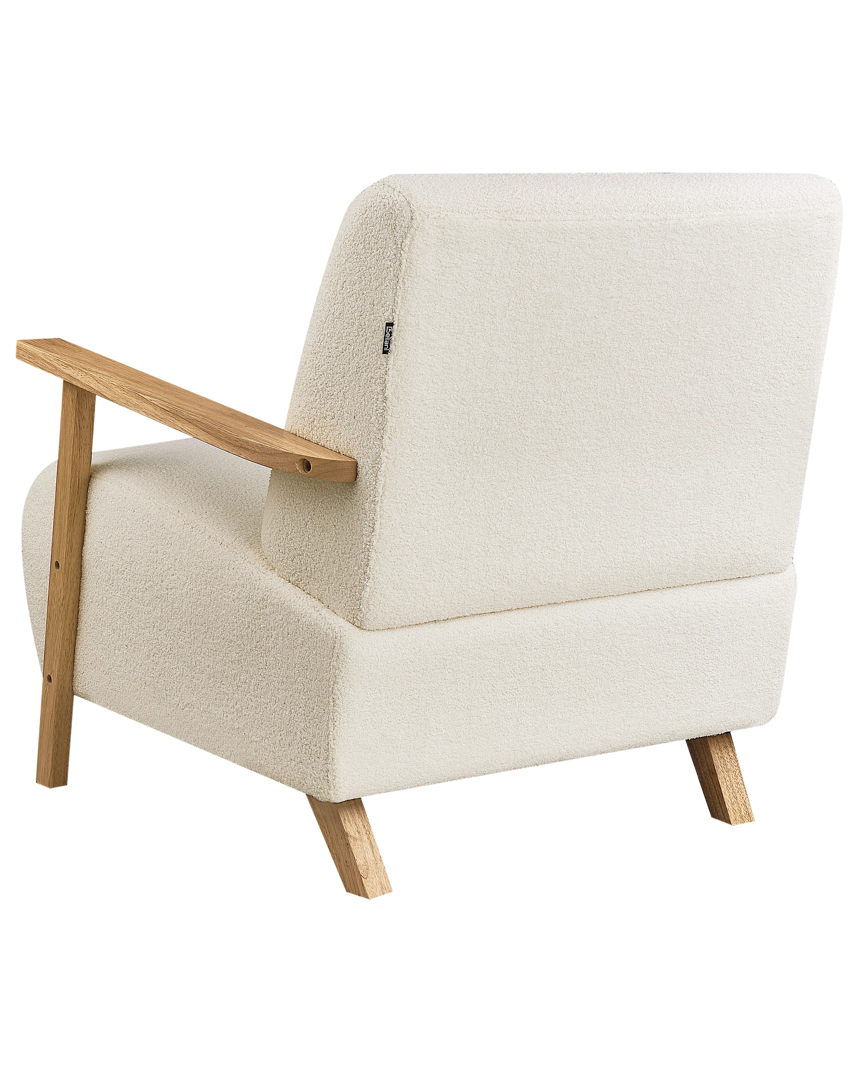 Fauteuil LESJA Bouclé Lichtbeige