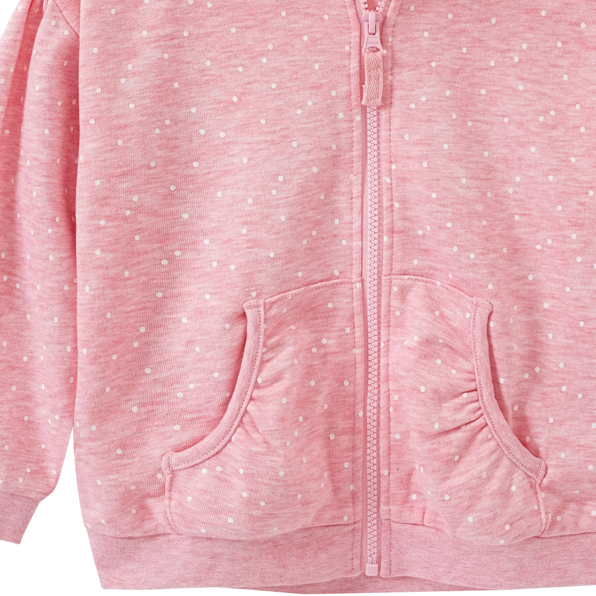 Topolino Mädchen Sweatjacke mit Punkten rosa