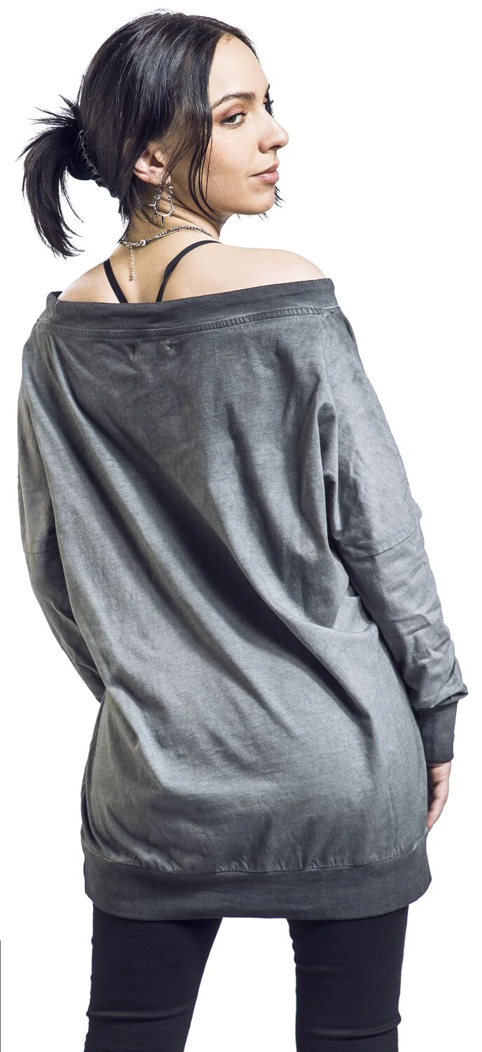Haut manches longues avec imprimé rock hand | Collection EMP Stage T-shirt manches longues