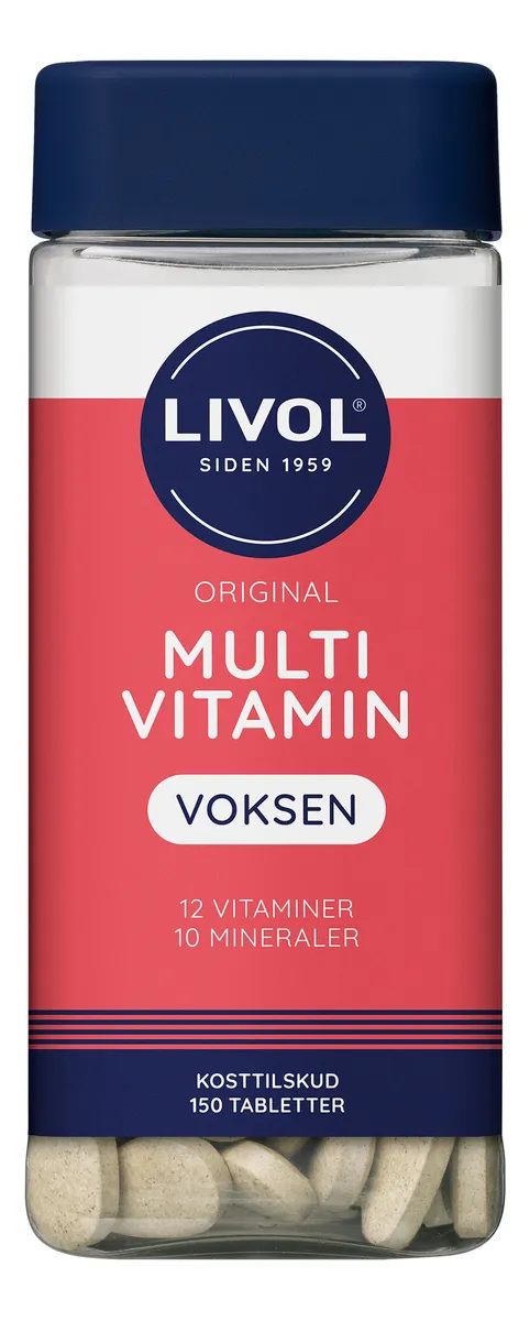 Livol Multivitamin Voksen - 150 tabl.