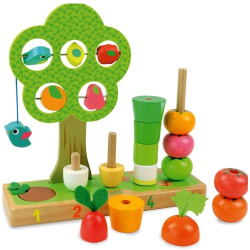 Vilac leren tellen met groente en fruit 2469