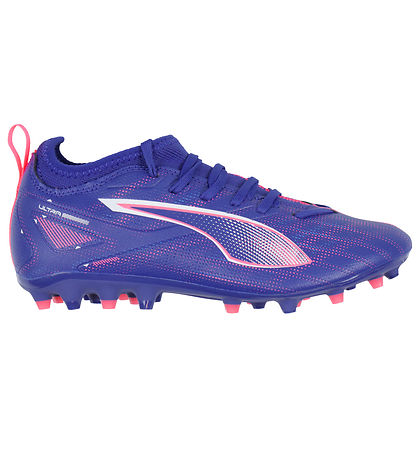 Puma FodboldStøvler - Ultra 6 Match MG Jr - Lapis Lazuli/Hvid