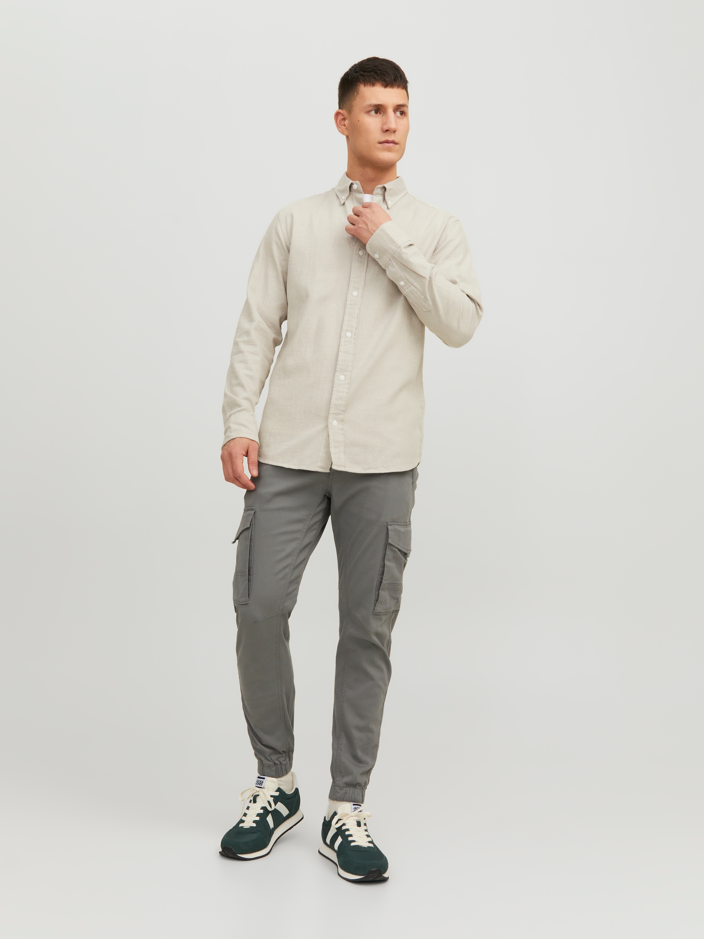 Jack & Jones Cargohose »JPSTPAUL JJFLAKE CARGO NOOS«  mit Beintaschen