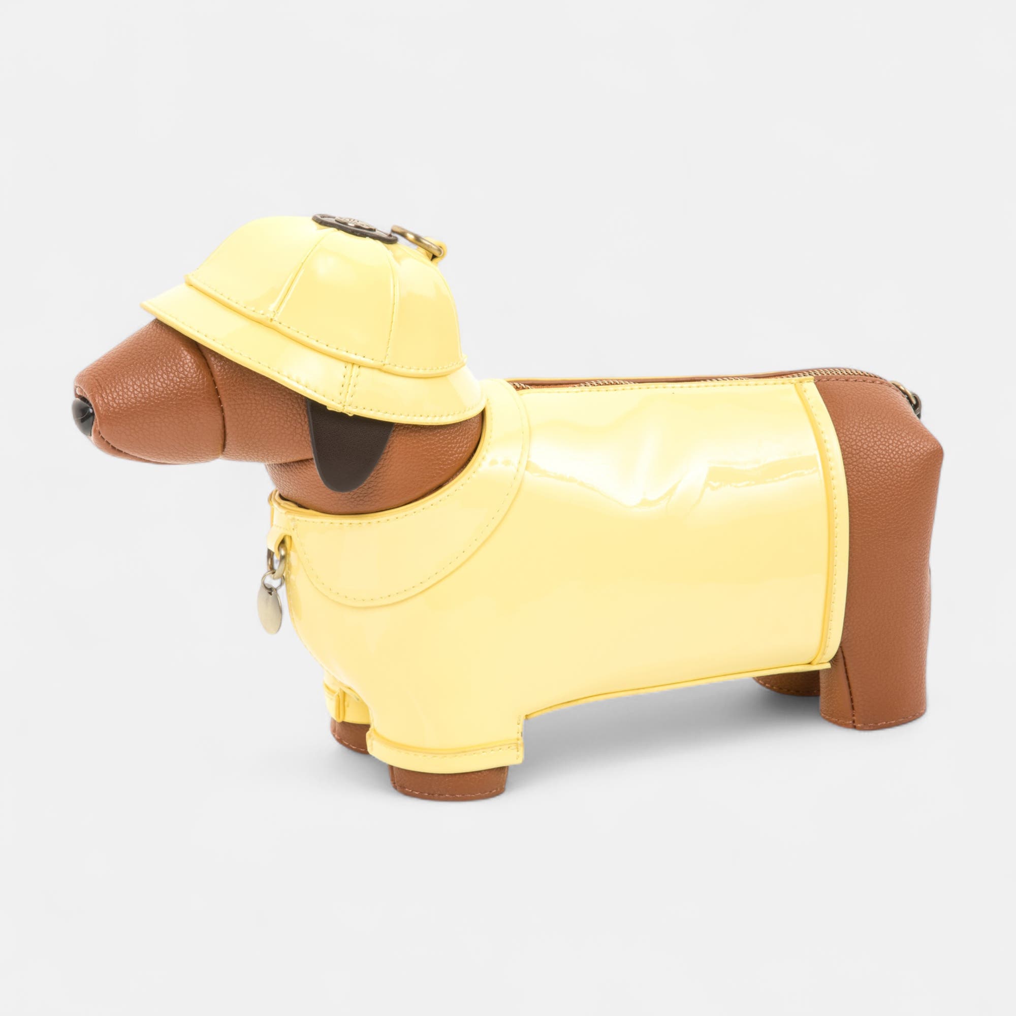 Sac bandoulière teckel jaune