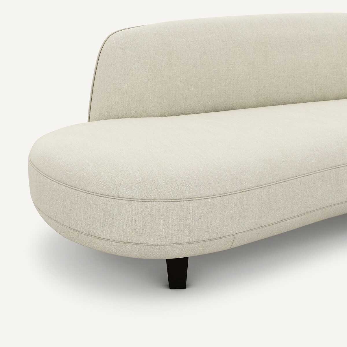 AM.PM<br>Sofá de 6 lugares em linho chambray, design Rosebury E.Gallina