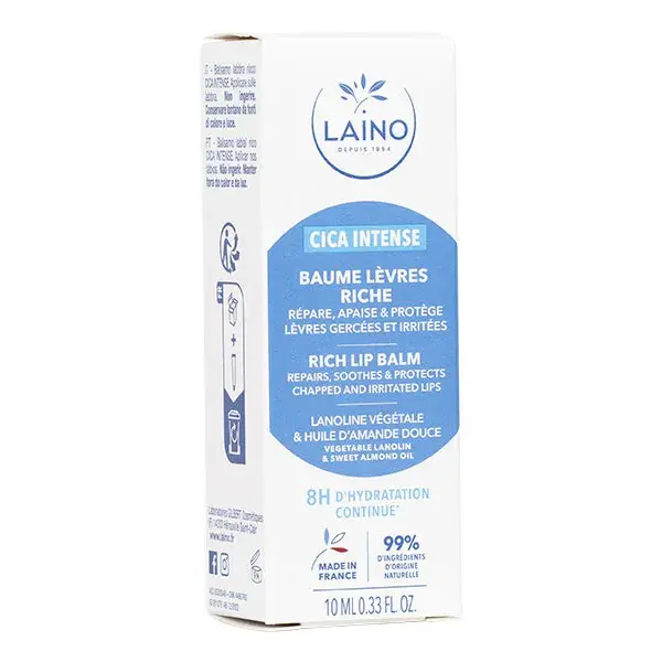 LAINO Baume lèvres riche cica intense tube 10ml