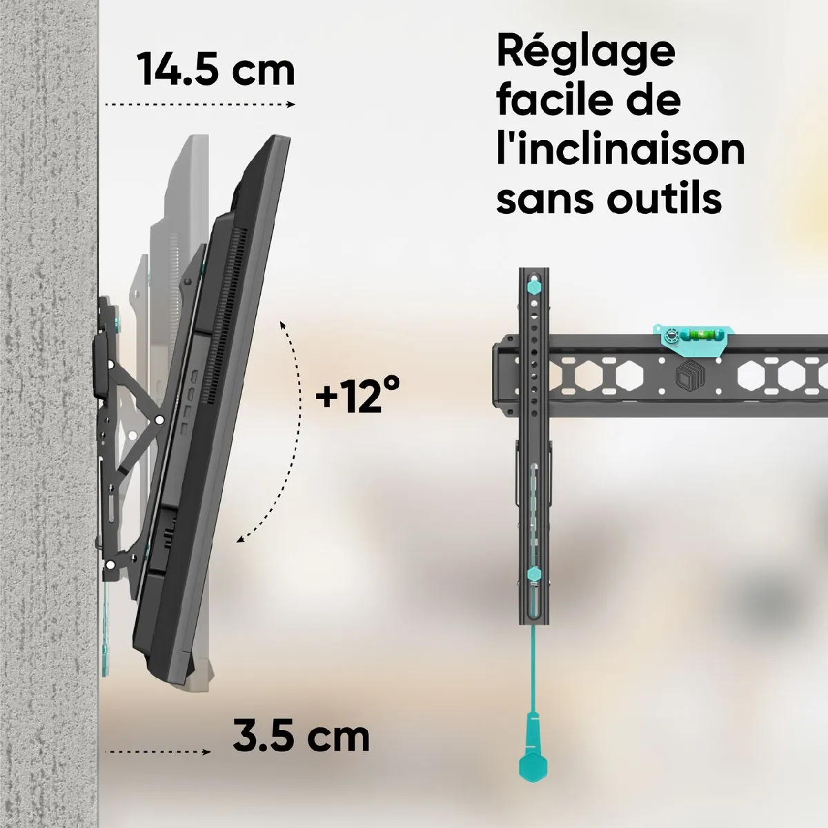 Onkron TM5-B Support TV inclinable