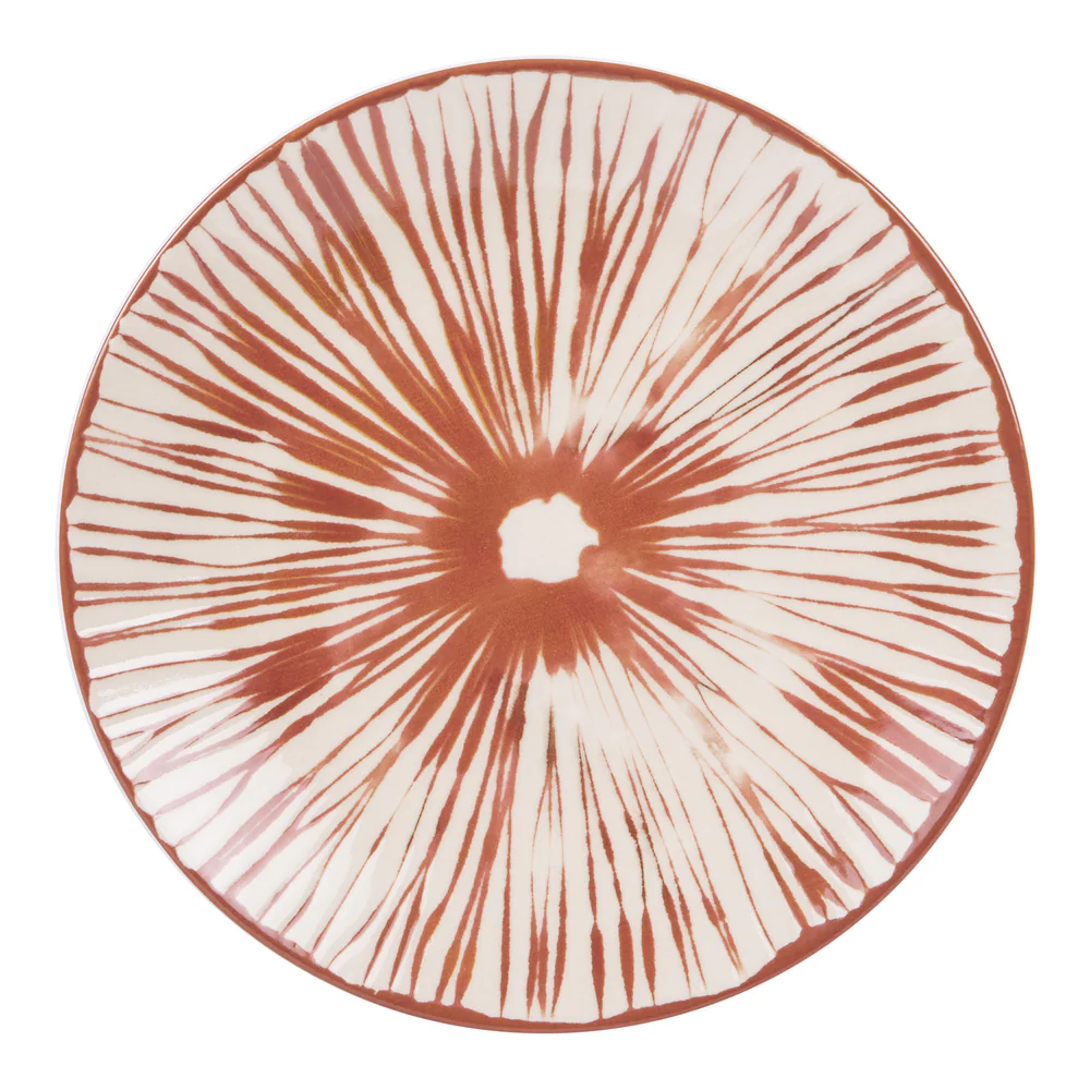 Assiette à dessert soleil terra 21 cm (lot de 6) Trend'up