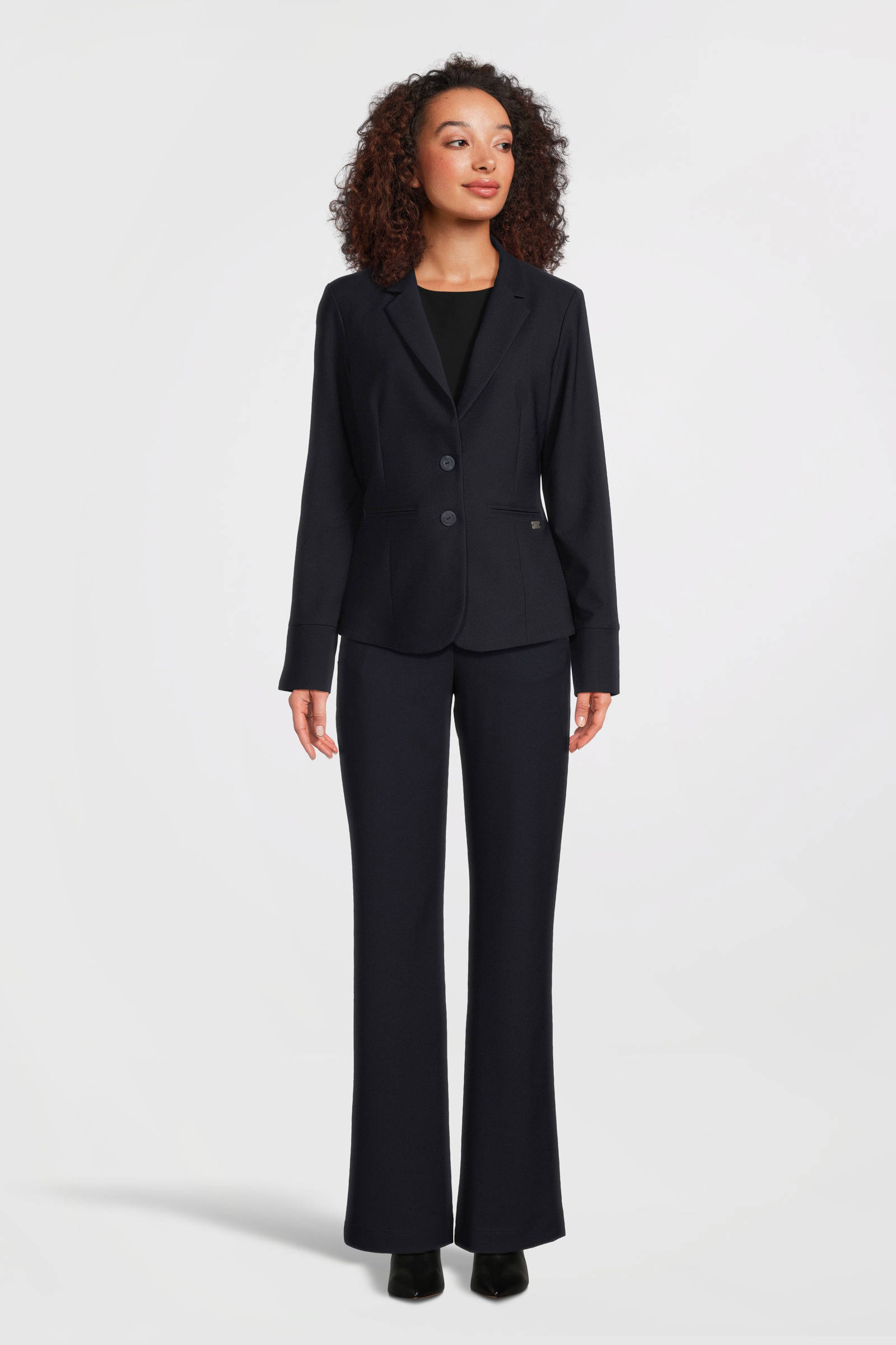 TQ-Amsterdam getailleerde blazer Manja V donkerblauw