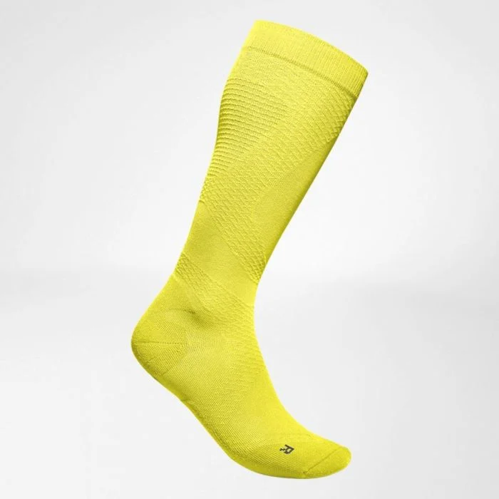 Bauerfeind Dame Strømper Ultralight Compression Socks High Cut Gul