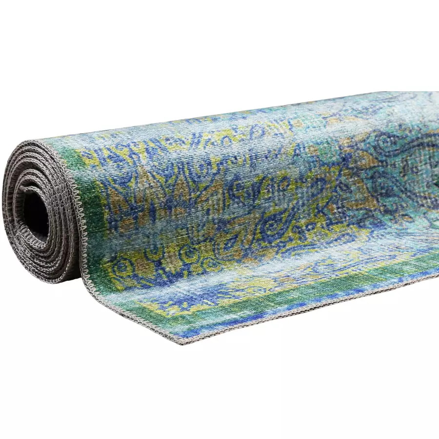 Wecon home Kurzflorteppich Rooftop blau,grün,türkis