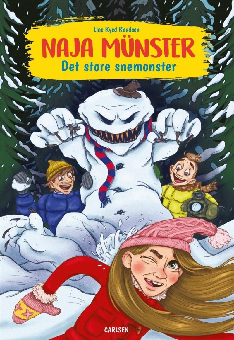 Naja Münster 4 - Det Store Snemonster - Line Kyed Knudsen - Bog