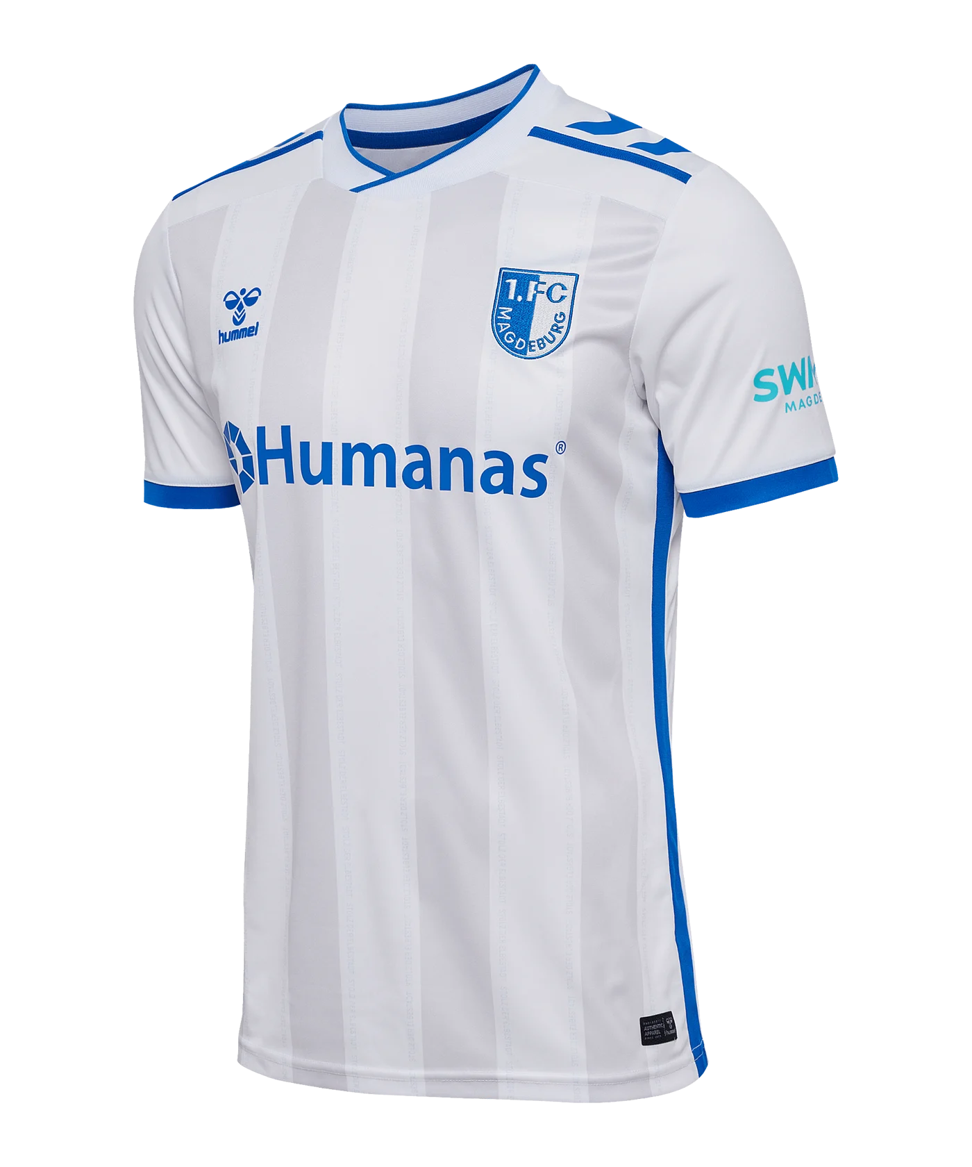 Hummel 1. FC Magdeburg Trikot Away 2024/2025 Kids Weiss F9001