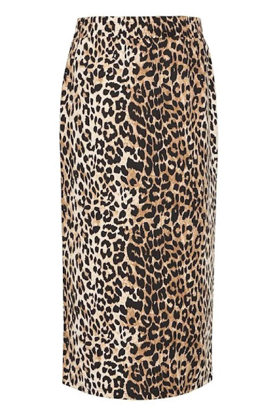 Ichi Ixkate Leop Long Skirt