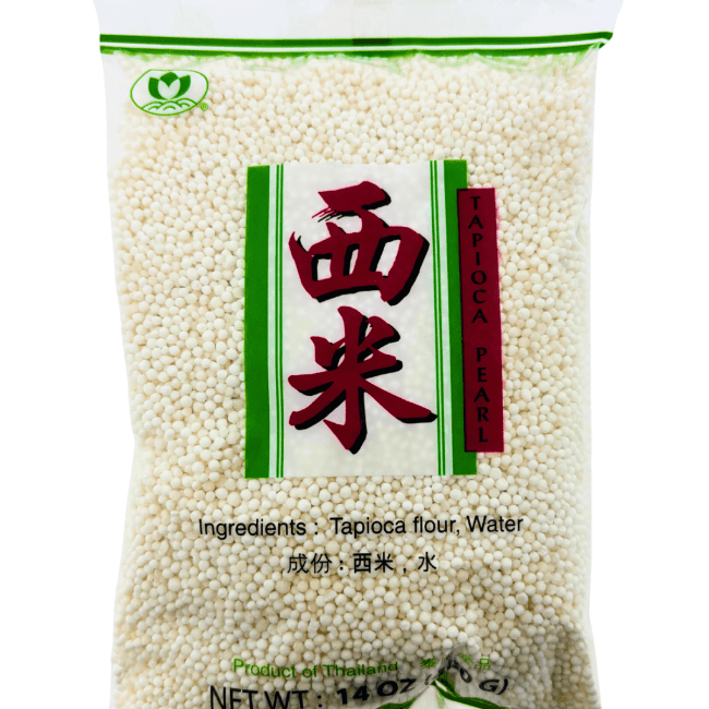 Lotus Sago Tapioca Parels - Wit klein 400g