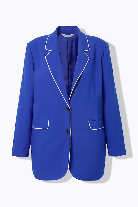 Blazer, Oversize Shape, Piping