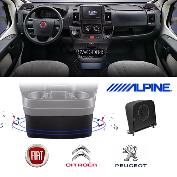 Subwoofer ALPINE SWC-D84DU pour X250 X290