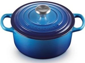 Le Creuset - Braadpan Signature - Azure - Gietijzer - 1,8 Liter