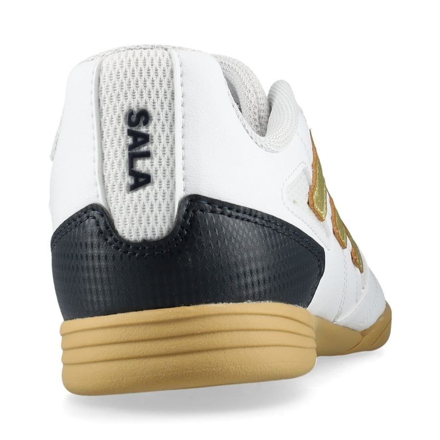 adidas Super Sala 2 IC - Blanc/Doré/Aurora Ink Enfant