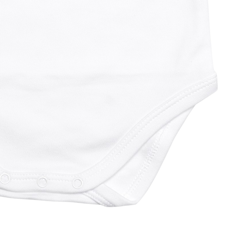 Langarmbody weiss mit Stickerei-Kragen grau, anthrazit