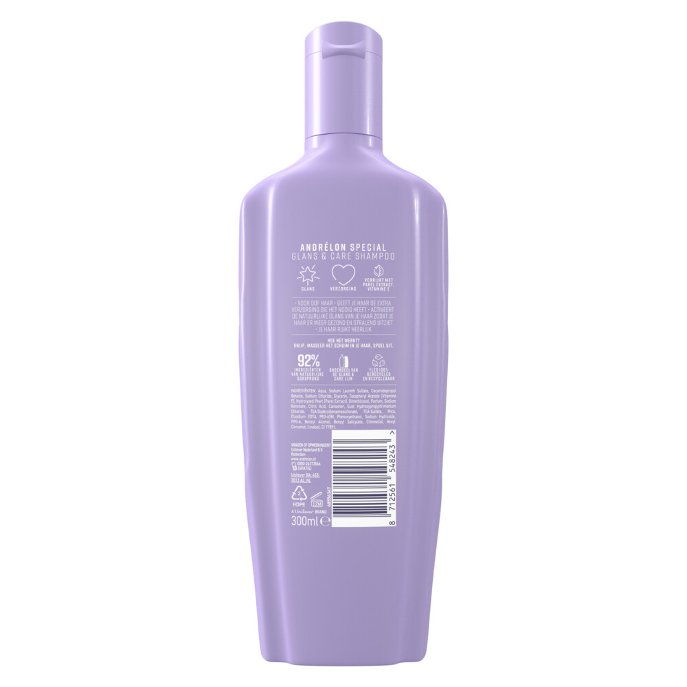 6x Andrelon Shampoo Glans & Care300 ml