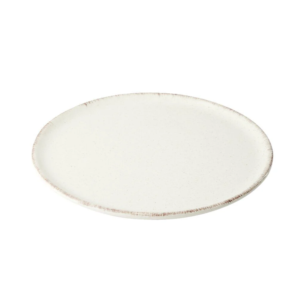 Assiette à dessert Lisbonne en grès beige Ø20,5cm