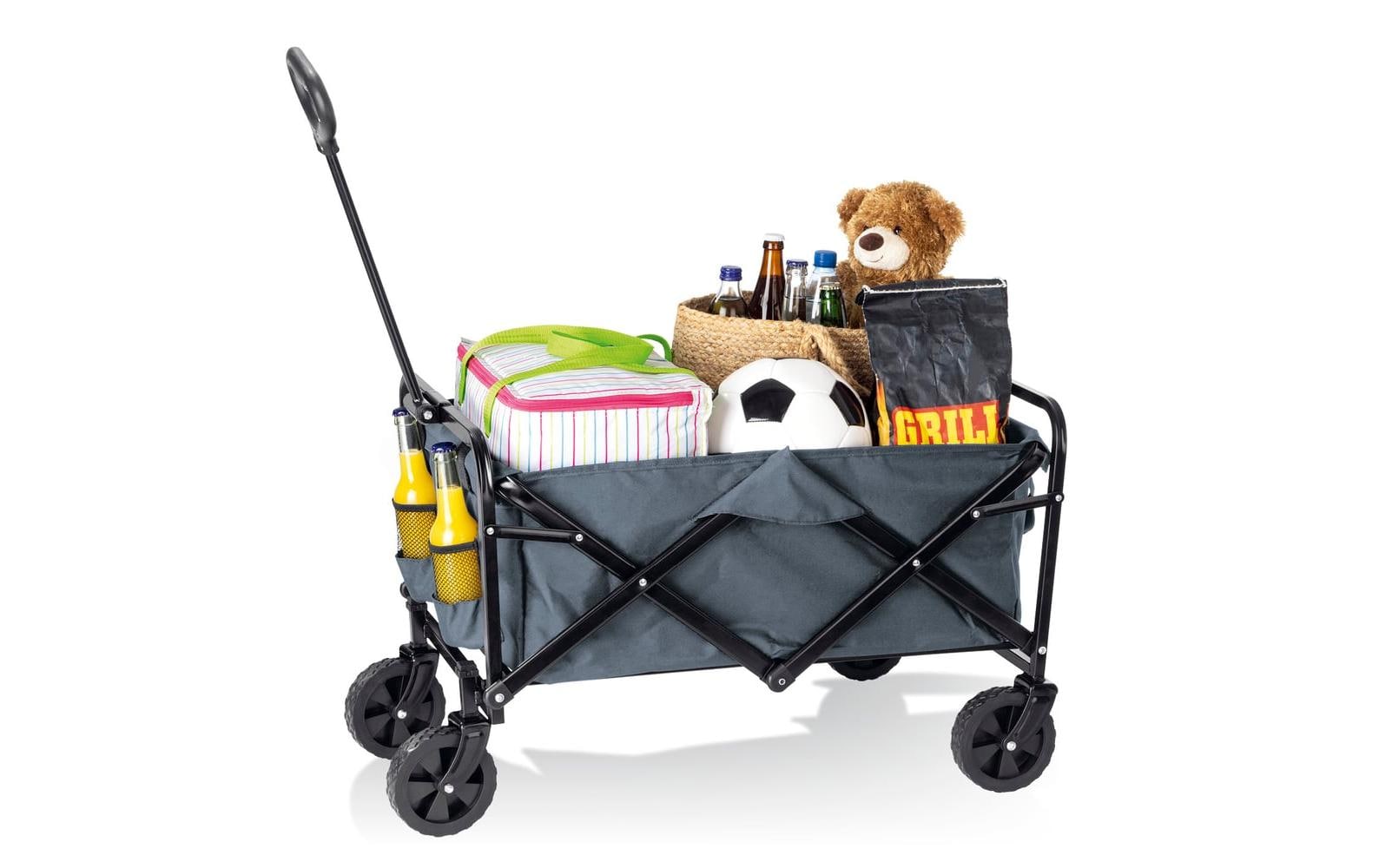 Klappbarer Bollerwagen, GrauKlappbarer Leiterwagen