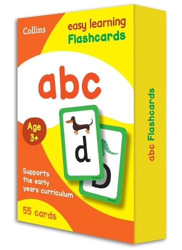 abc Flashcards: Ideal for Home Learning - Collins Easy Learning Preschool