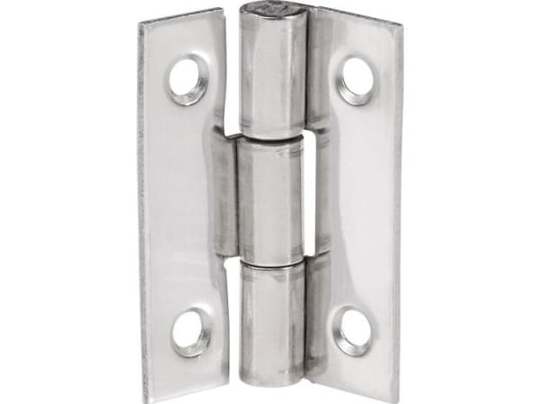 Schmale hængsler (L x B) 30 mm x 22 mm Rustfrit stål