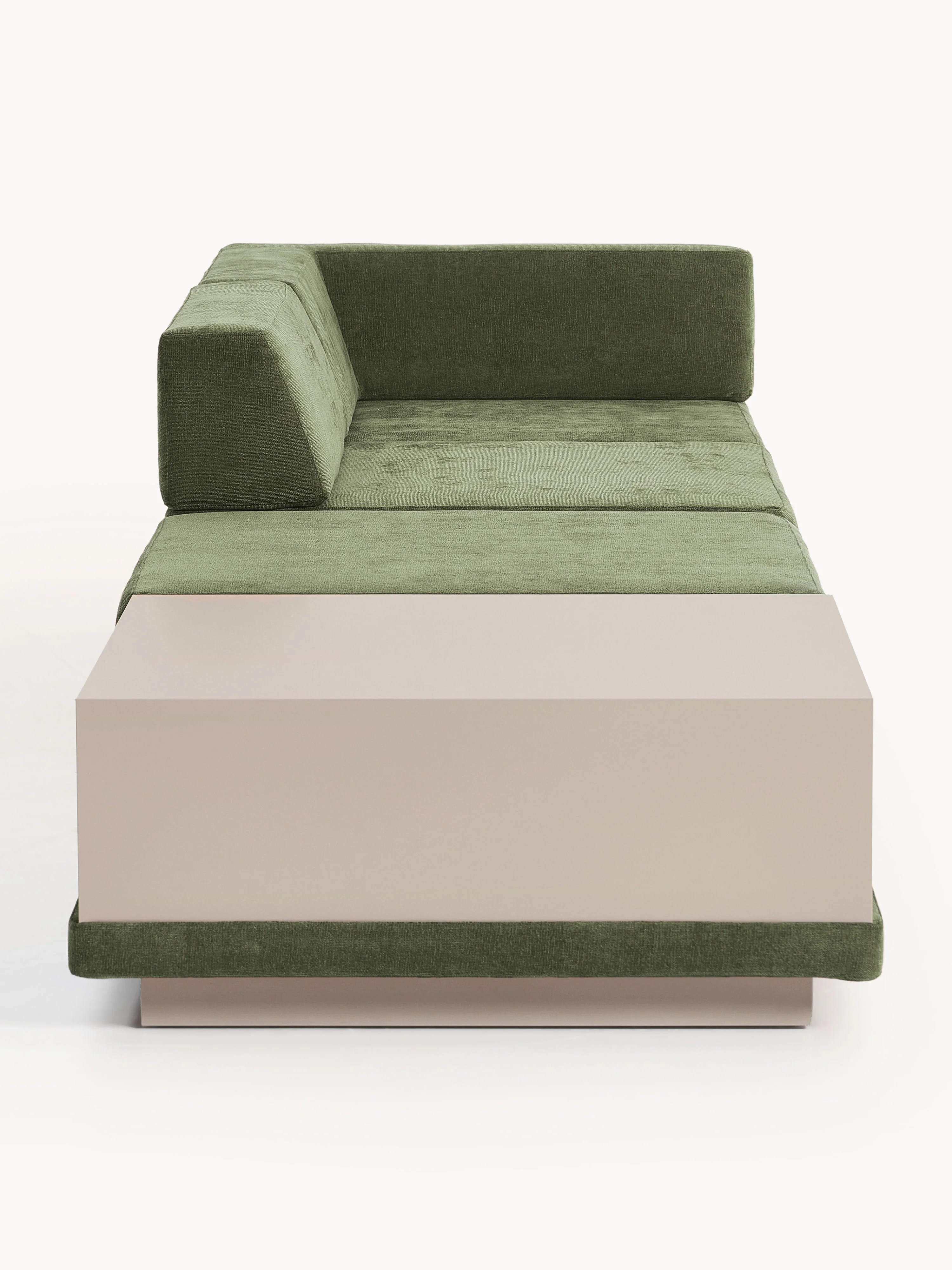 Modulaire bank Colin (4-zits) met salontafel & poef
