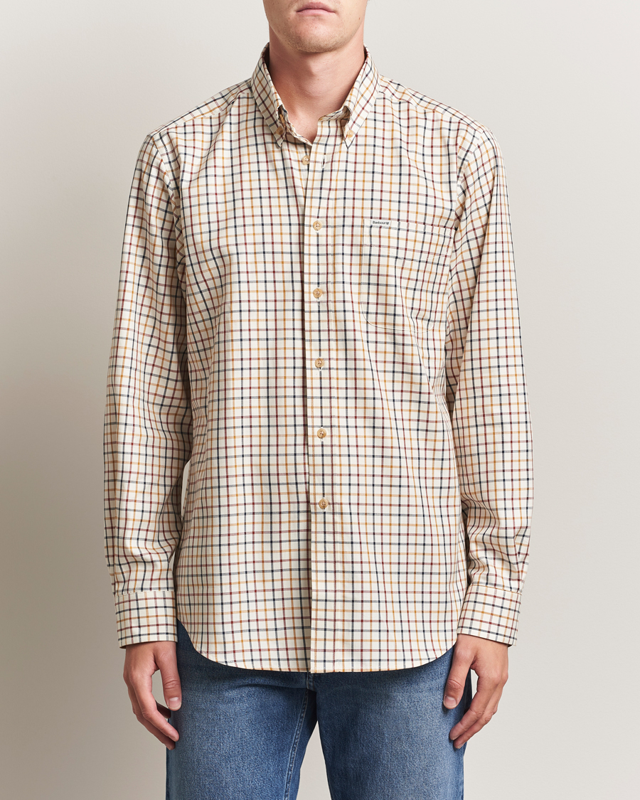 Barbour Lifestyle Sporting Tattersall Comfort Fit Shirt Copper