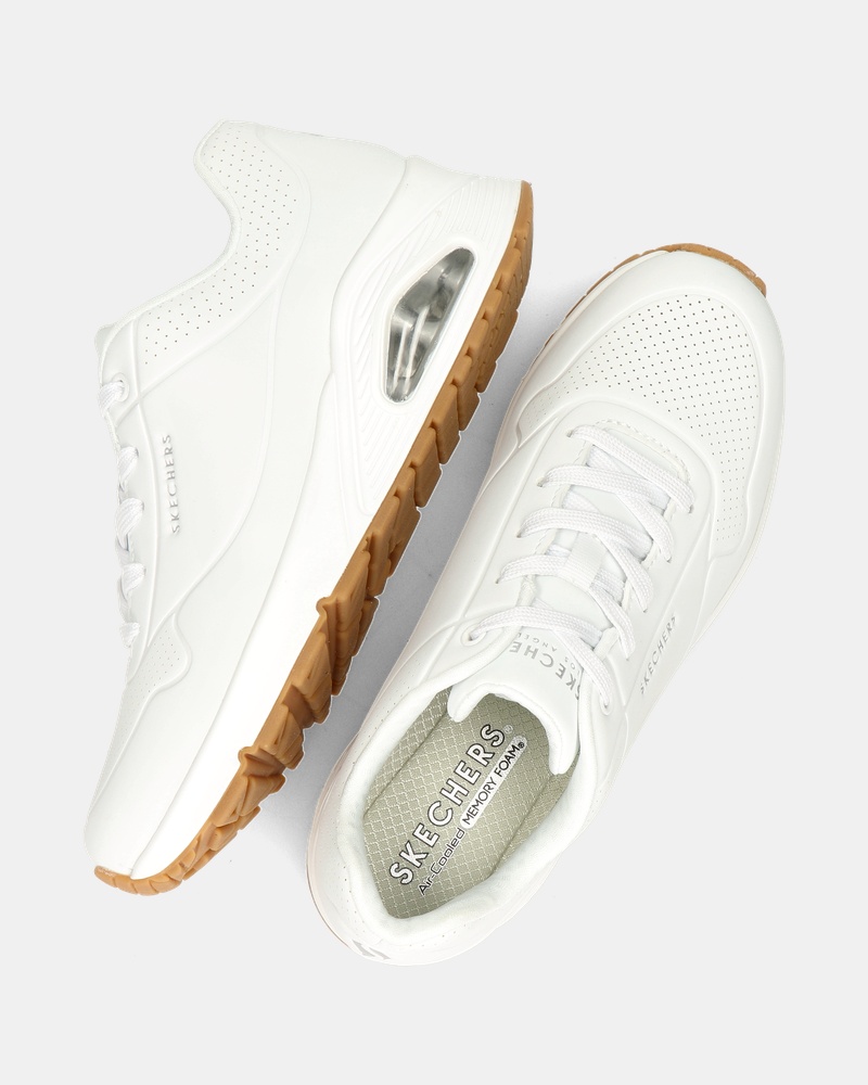 Skechers Street Uno Lage sneakers  - wit