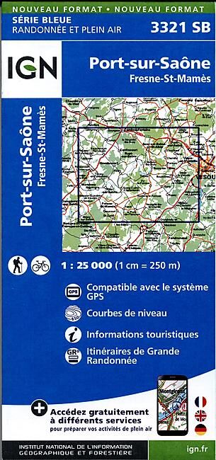 IGN - 3321 SB PORT SUR SAONE 1 25 000