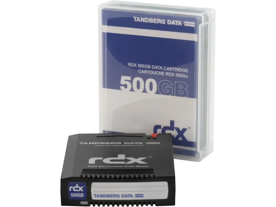 Overland-Tandberg 8541-RDX, RDX-patron, RDX, 500 GB, 15 ms, Sort, RDX QuikStor