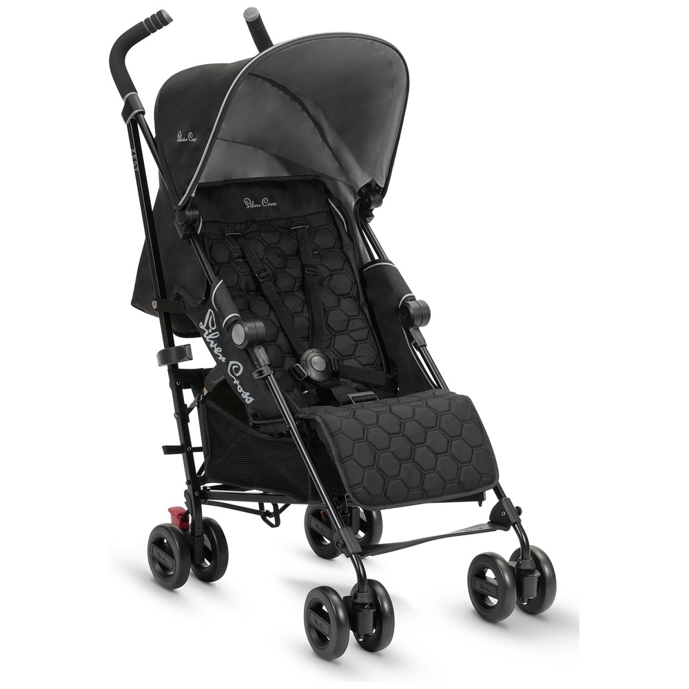 SilverCross Zest Kinderwagen Mono Schwarz