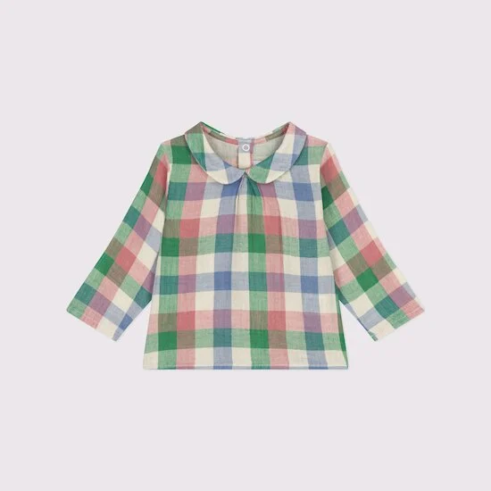 Blouse en gaze de coton   de               Petit Bateau
